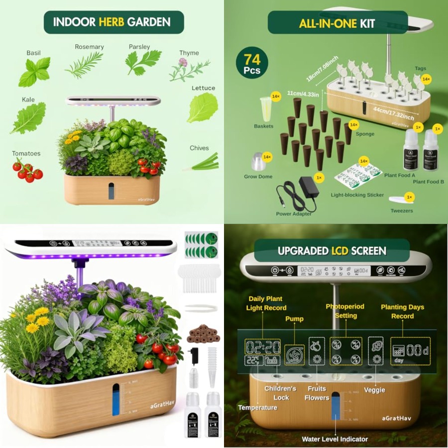 Smart Garden Is - Hydroponics Growing System Kit, Indoor Herb