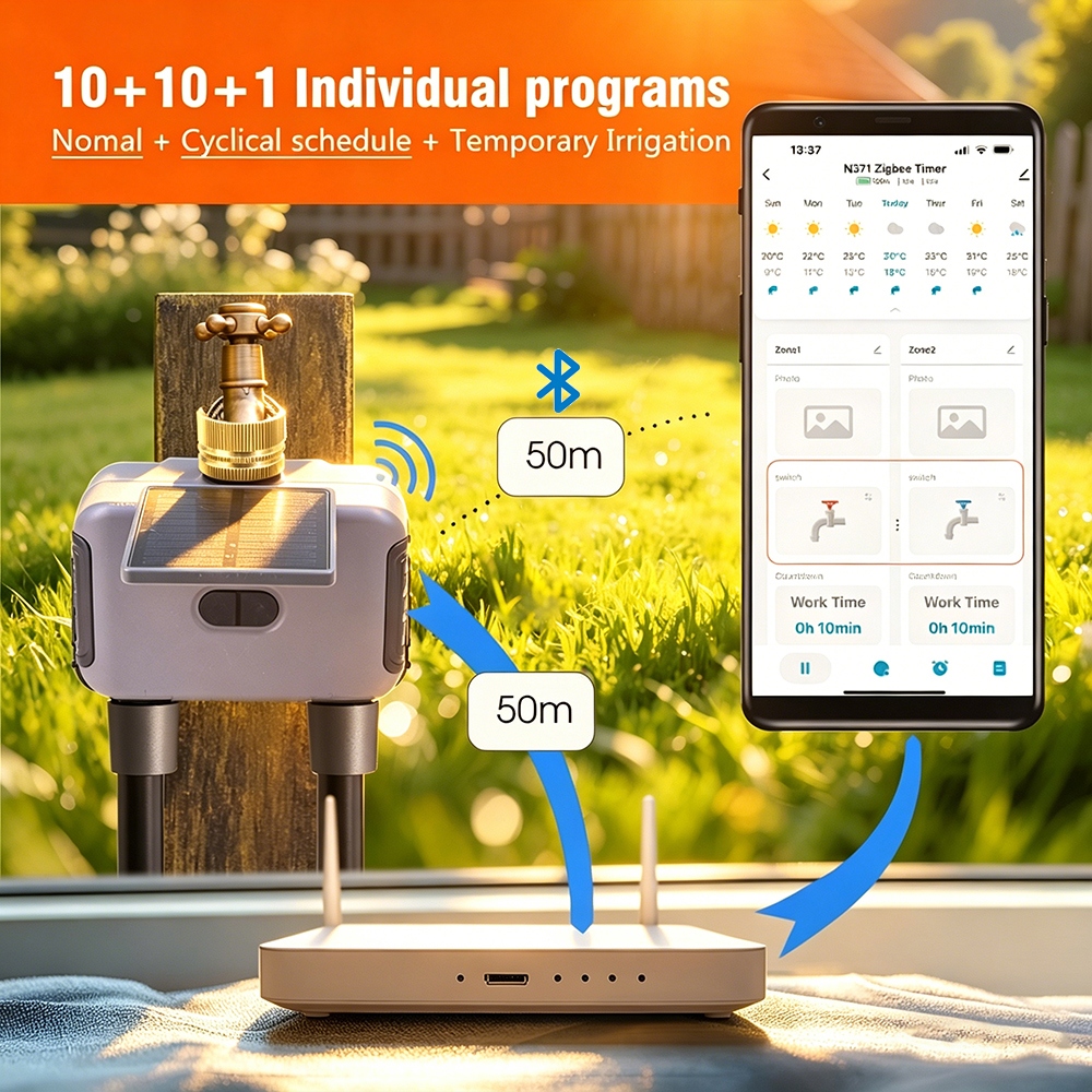 Tuay Smart Solar 2-Zone Wateri - Smart Garden Zone incelemesi ve fiyatı