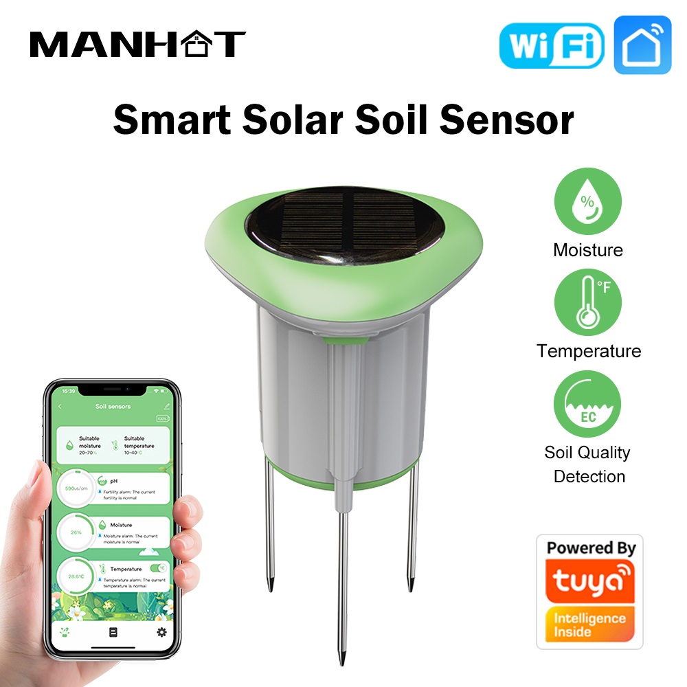 MANHOT WiFi Smart Solar Soil S - Smart Garden Sensors incelemesi ve fiyatı