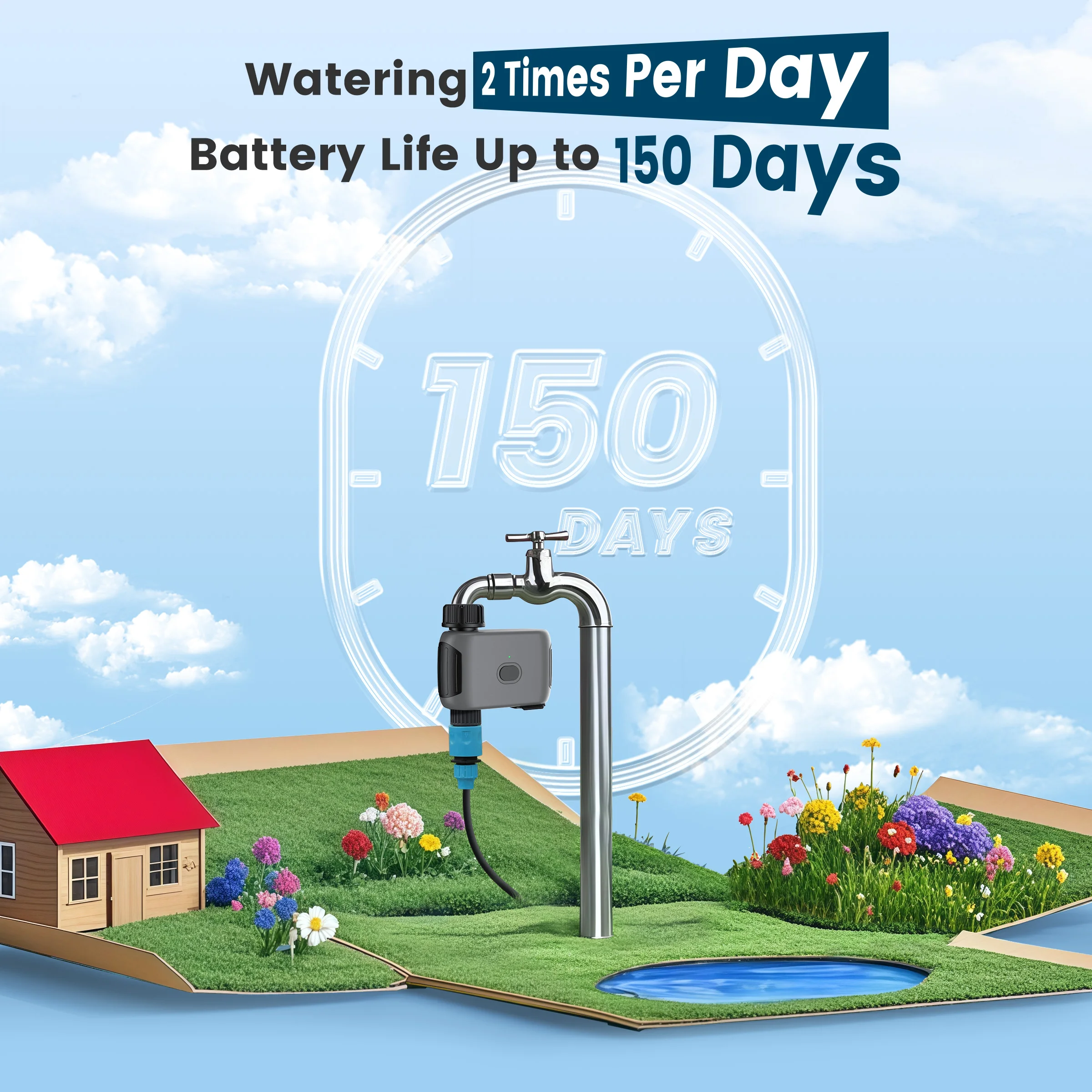 GIRIER Tuya Smart Water Timer  - Smart Garden Hose incelemesi ve fiyatı