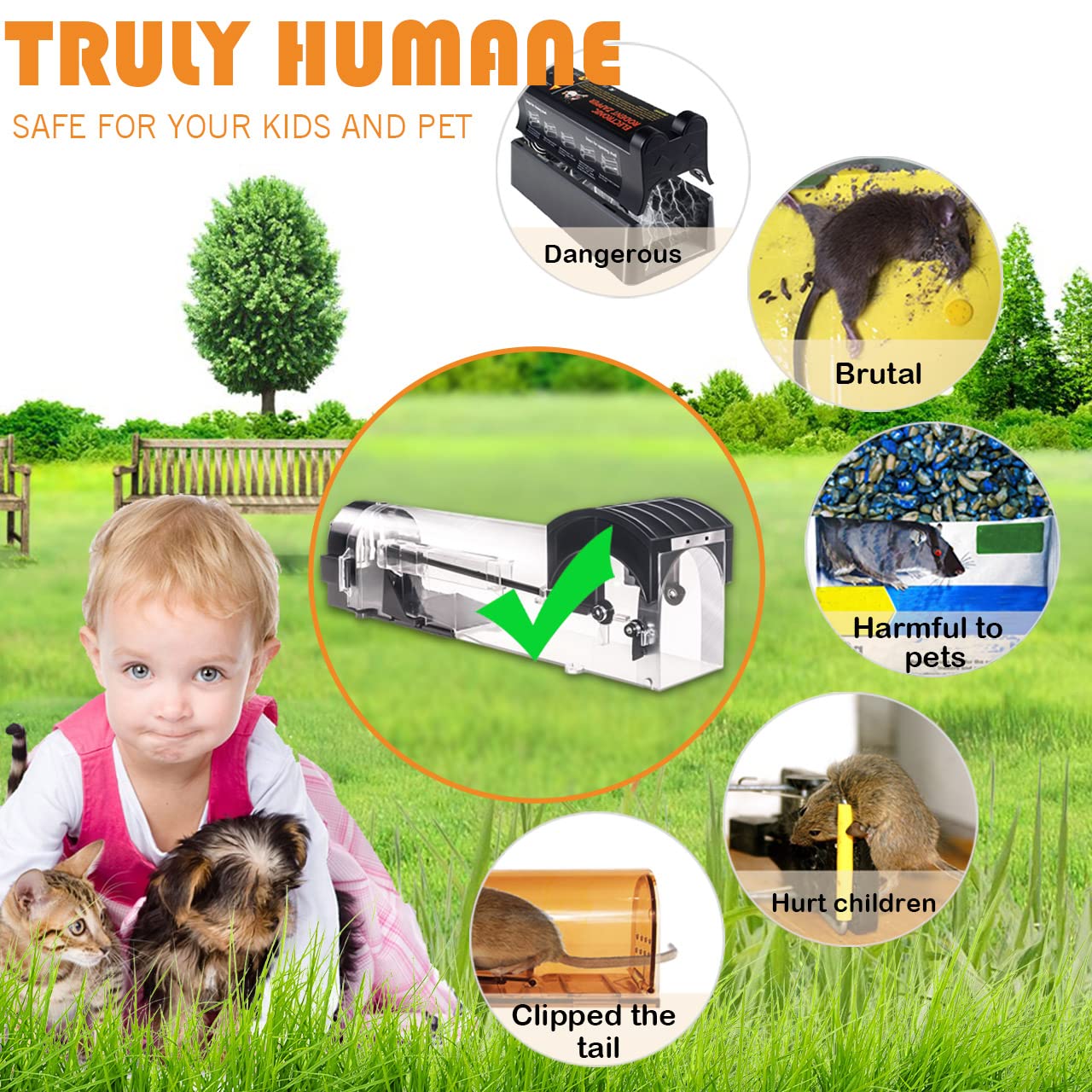 Safe Firm Humane Reusable Plas - Smart Garden Outdoor incelemesi ve fiyatı
