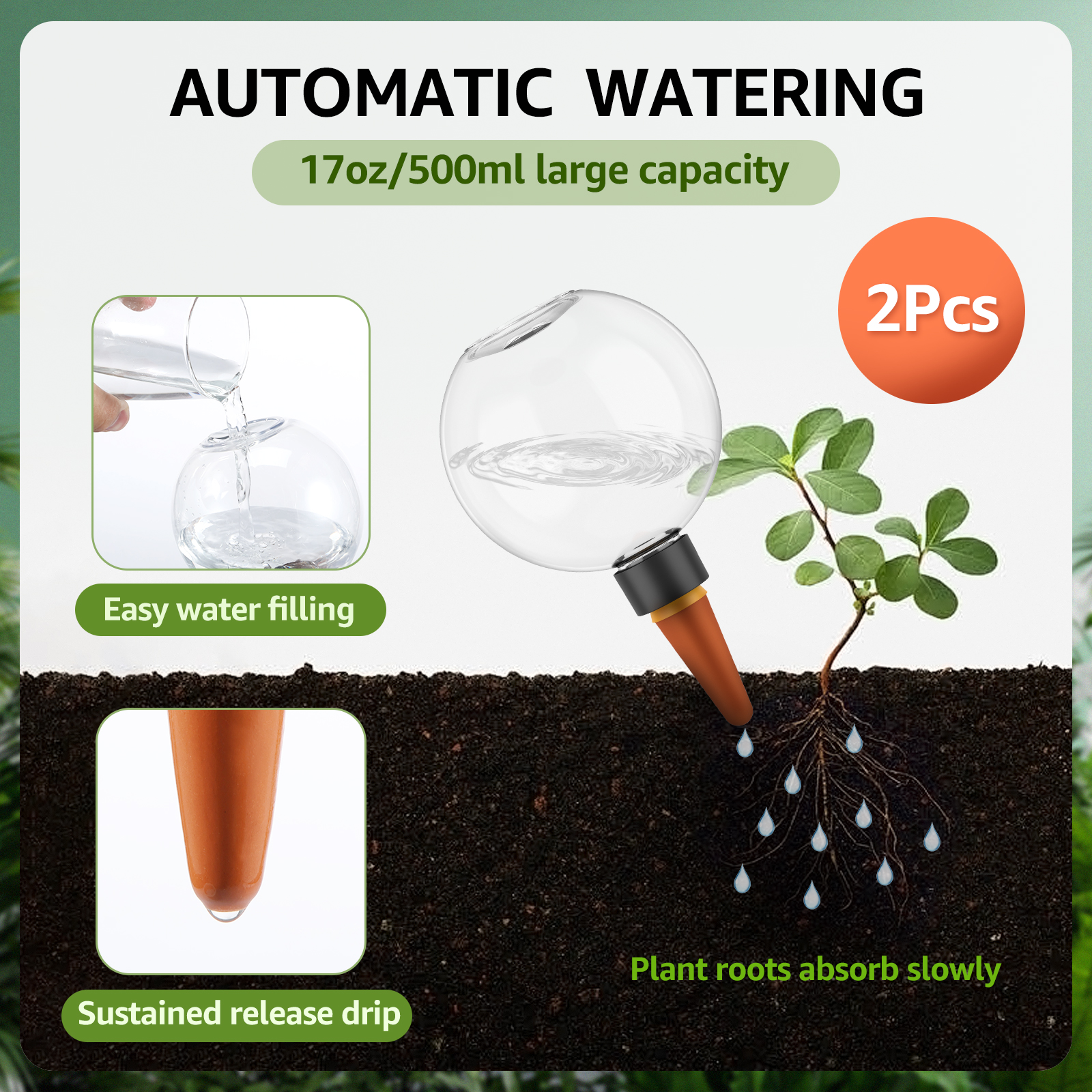 2/4Pcs 500ML Automatic Drip Ir - Smart Garden Technology incelemesi ve fiyatı