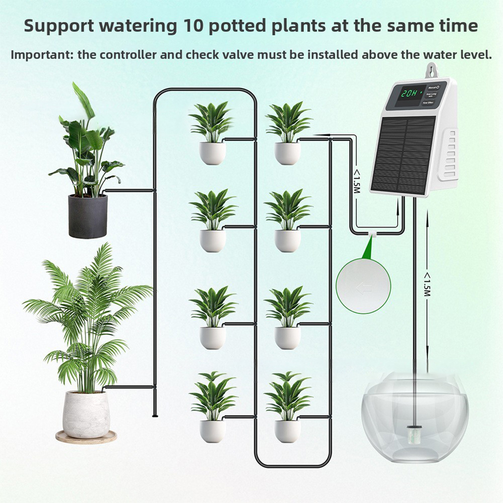 Smart Solar Powered Auto Water - Smart Garden Watering System incelemesi ve fiyatı