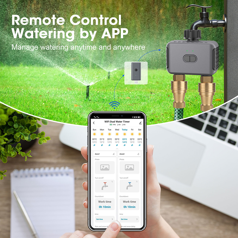 Tuya Smart Dual Water Timer Bl - Smart Garden Is incelemesi ve fiyatı