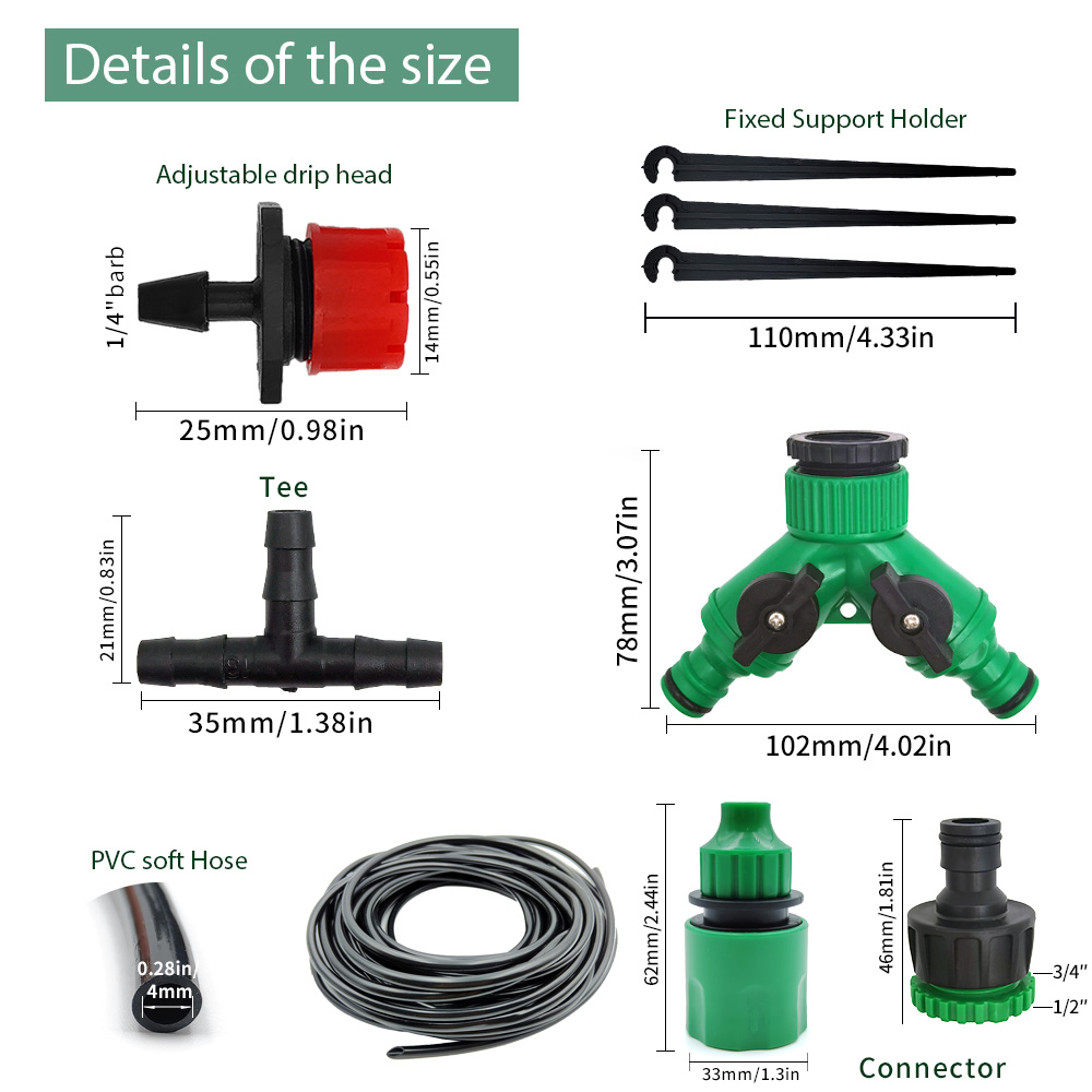 Greenhouse 15M-30M DIY Drip Ir - Smart Garden Technology incelemesi ve fiyatı