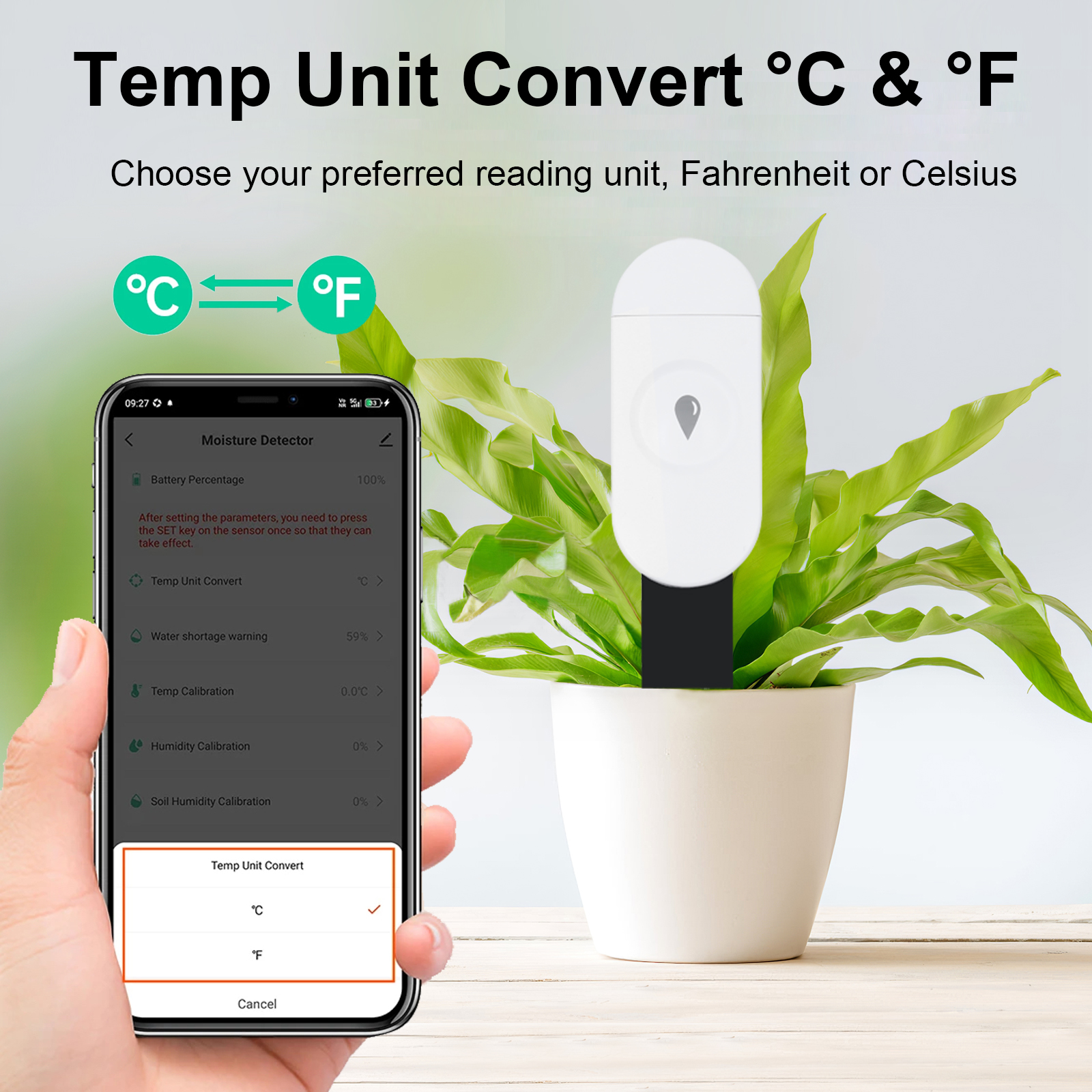 Tuya Zigbee Temperature Humidi - Smart Garden Sensors incelemesi ve fiyatı