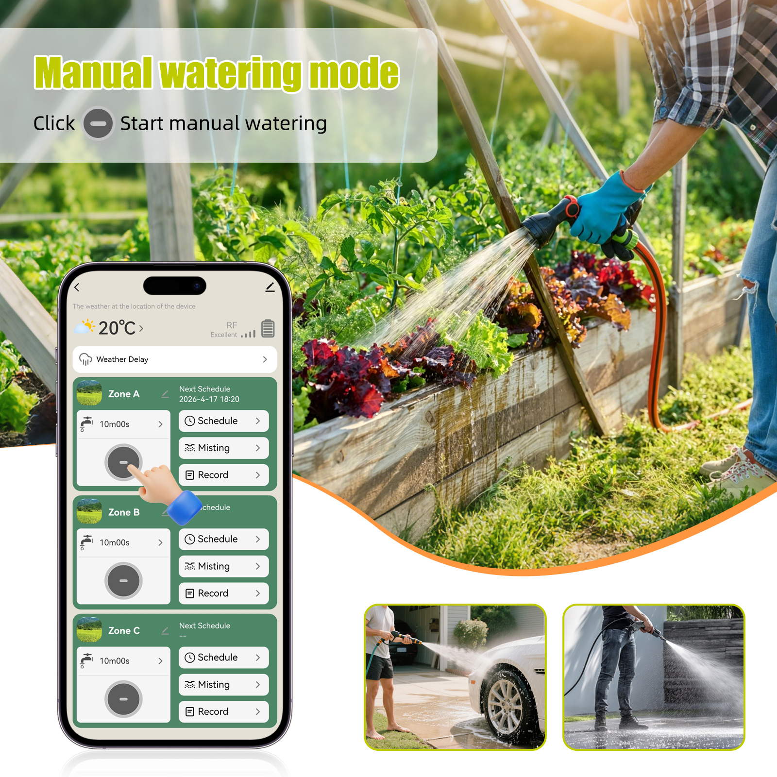 Yieryi 3-Zone Smart Water Time - Smart Garden Zone incelemesi ve fiyatı