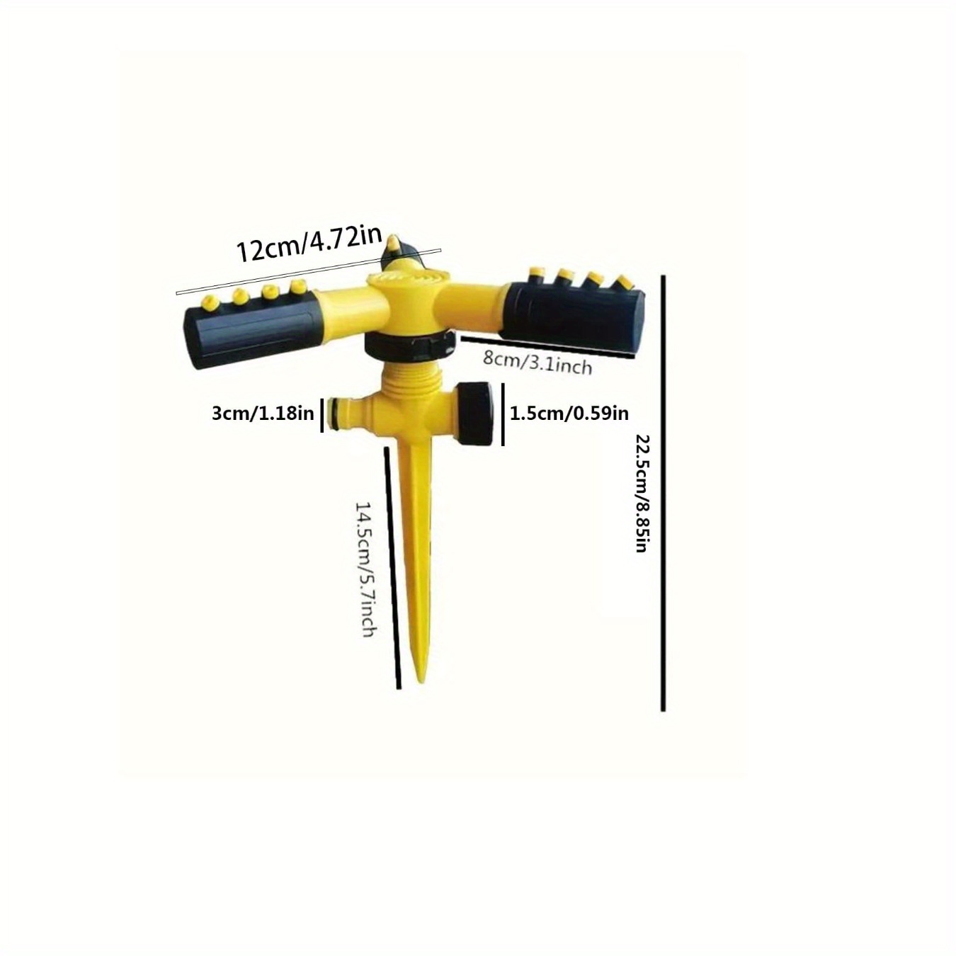 1pc 360° Automatic Rotating Sp - Smart Garden Sprinkler incelemesi ve fiyatı