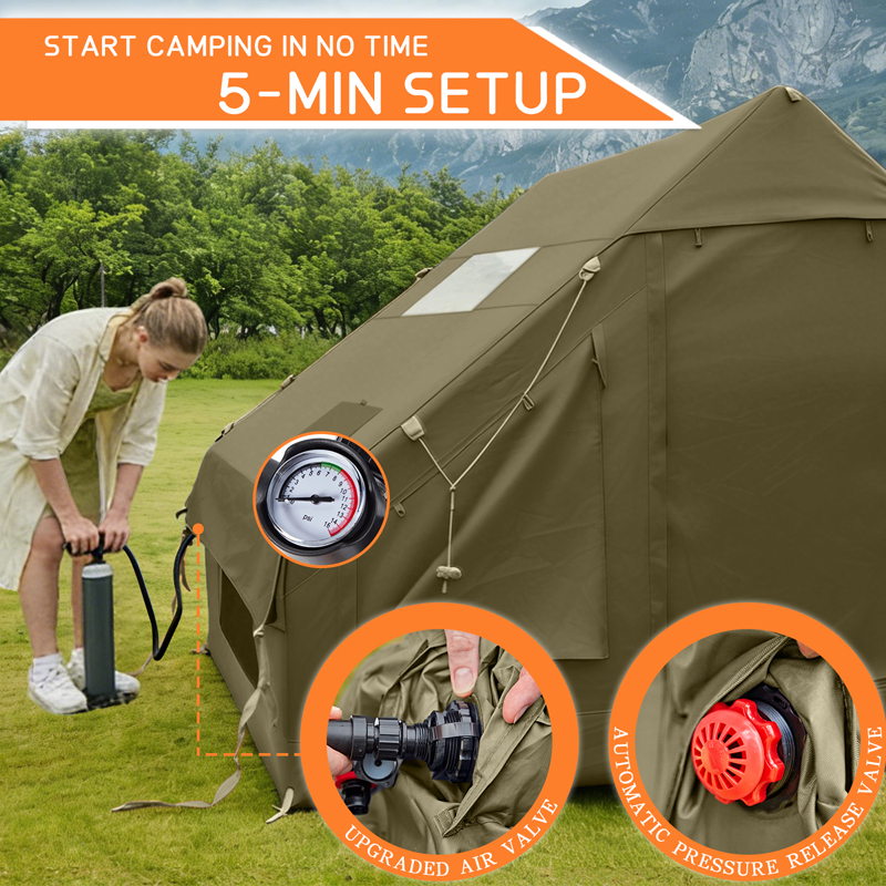 Green Air Camping Tent 2/4/6/8 - Smart Garden Click And Grow incelemesi ve fiyatı