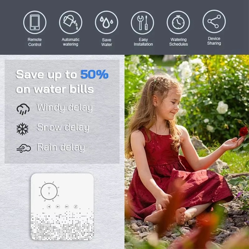 Tuya WiFi Smart Sprinkler Cont - Smart Garden Sensors incelemesi ve fiyatı