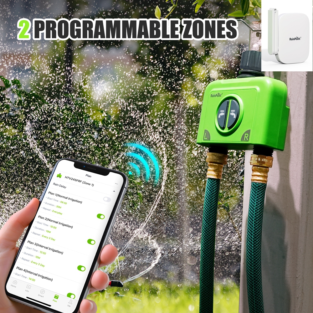 RainPoint 2-ZONE Water Timer W - Smart Garden Zone incelemesi ve fiyatı