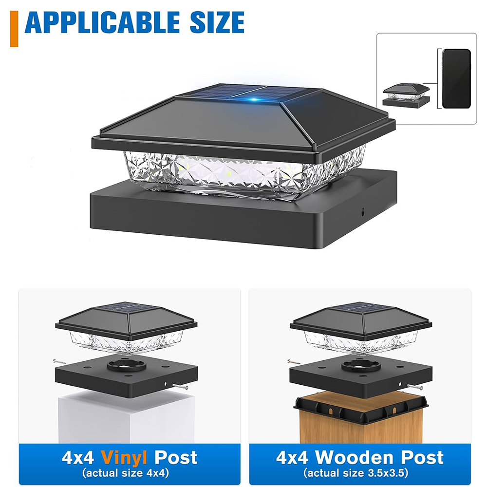 6/12X Outdoor Solar Post Cap L - Smart Garden Smart Fence incelemesi ve fiyatı