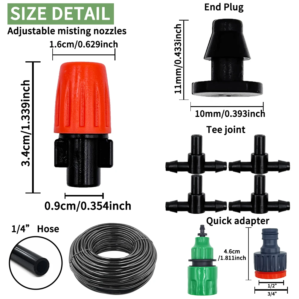 Fog Nozzles Irrigation Kit 5M- - Smart Garden Hose incelemesi ve fiyatı