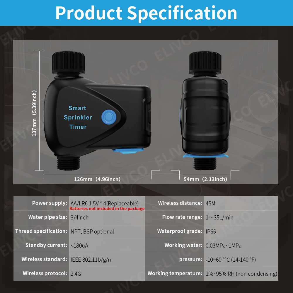 Tuya WiFi Smart Water Device w - Smart Garden Watering System incelemesi ve fiyatı