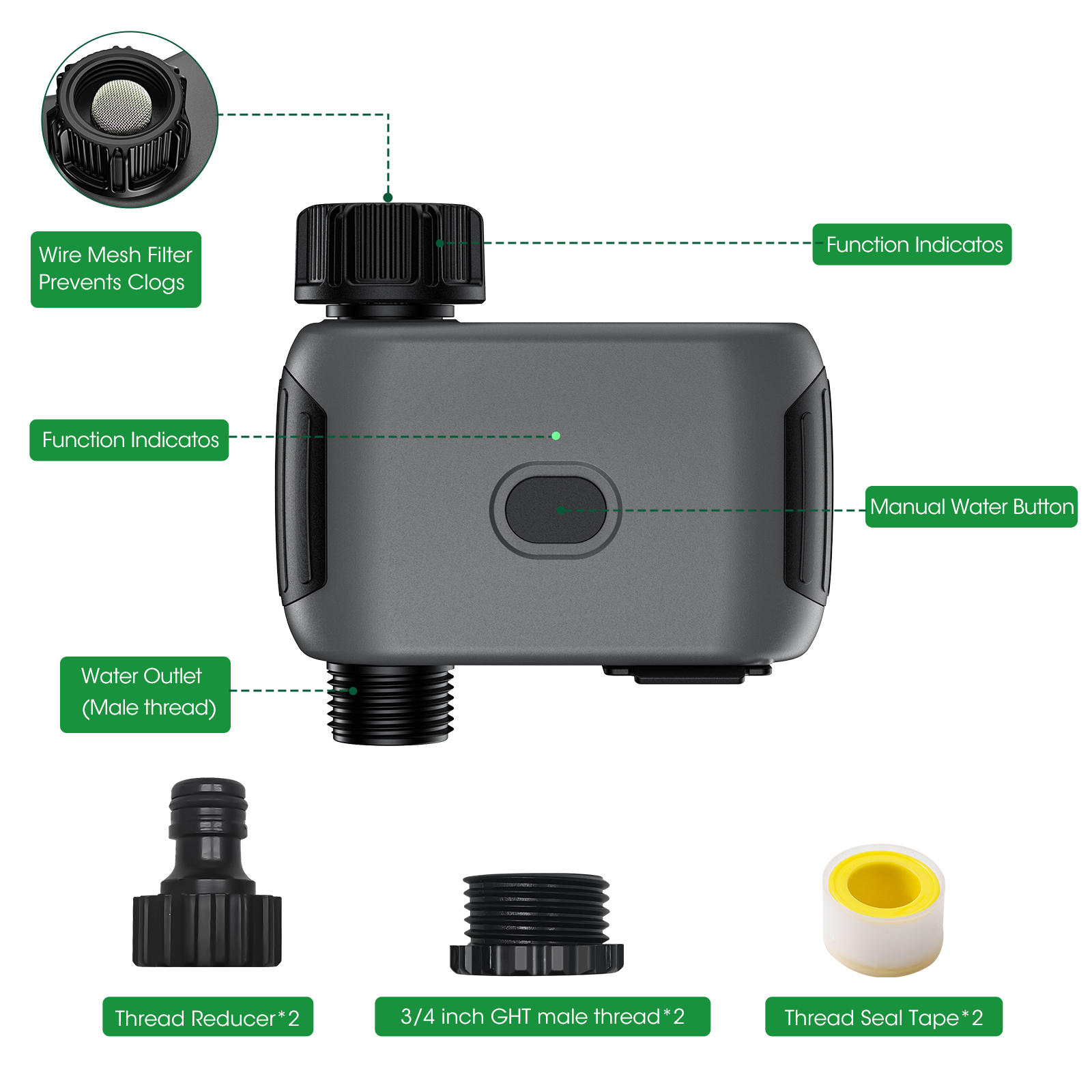 Insoma Wifi Sprinkler Timer Au - Smart Garden Hose incelemesi ve fiyatı