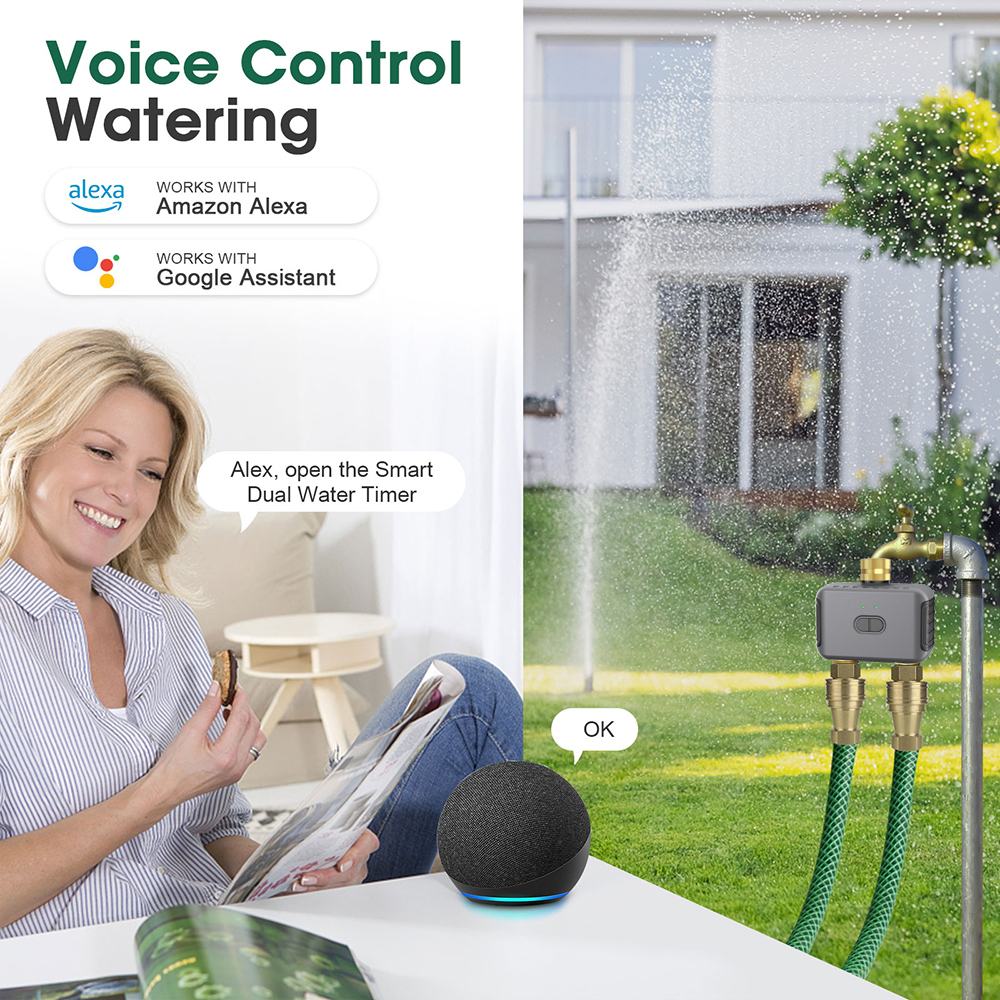 Tuya 2 Zone Watering Timer Gar - Smart Garden Watering System incelemesi ve fiyatı