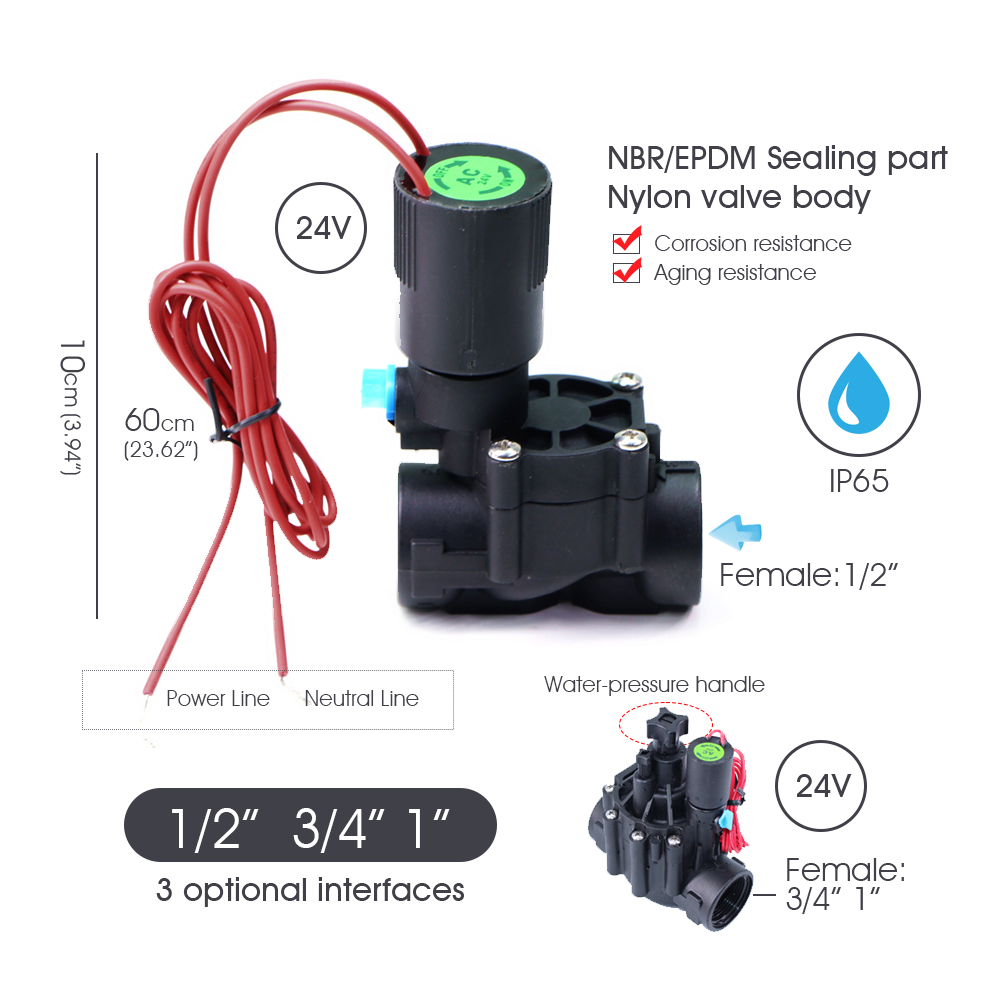 Garden Hose Solenoid Valve Con - Smart Garden Zone incelemesi ve fiyatı