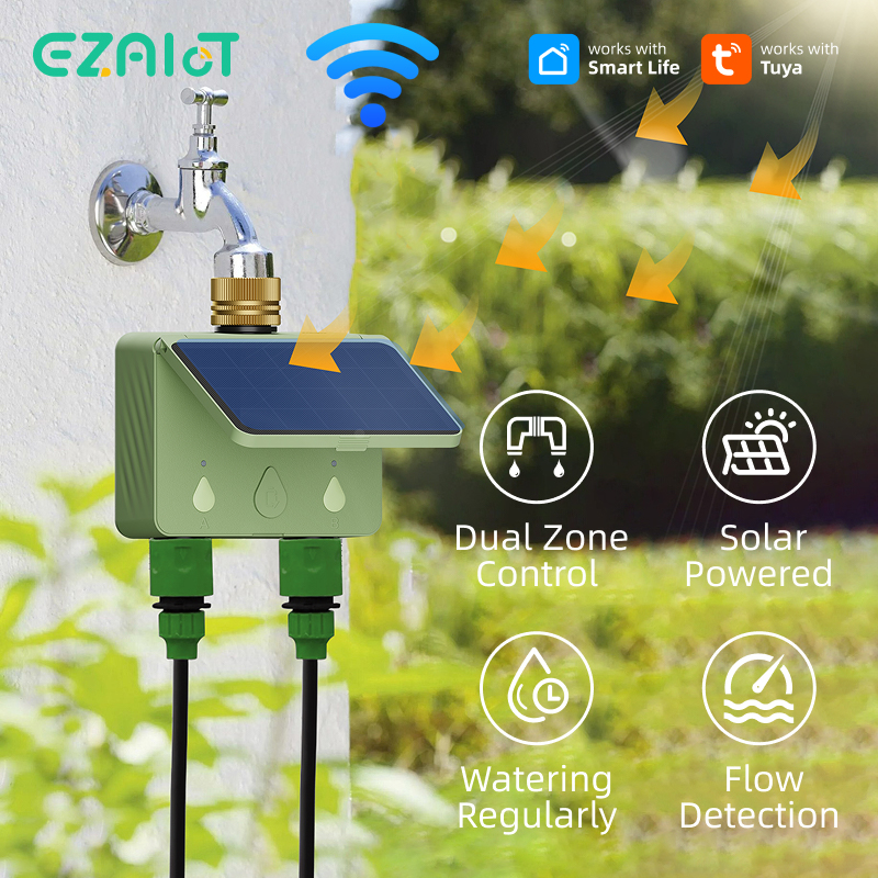 WiFi Water Timer 2 Zone Solar  - Smart Garden Sensors incelemesi ve fiyatı
