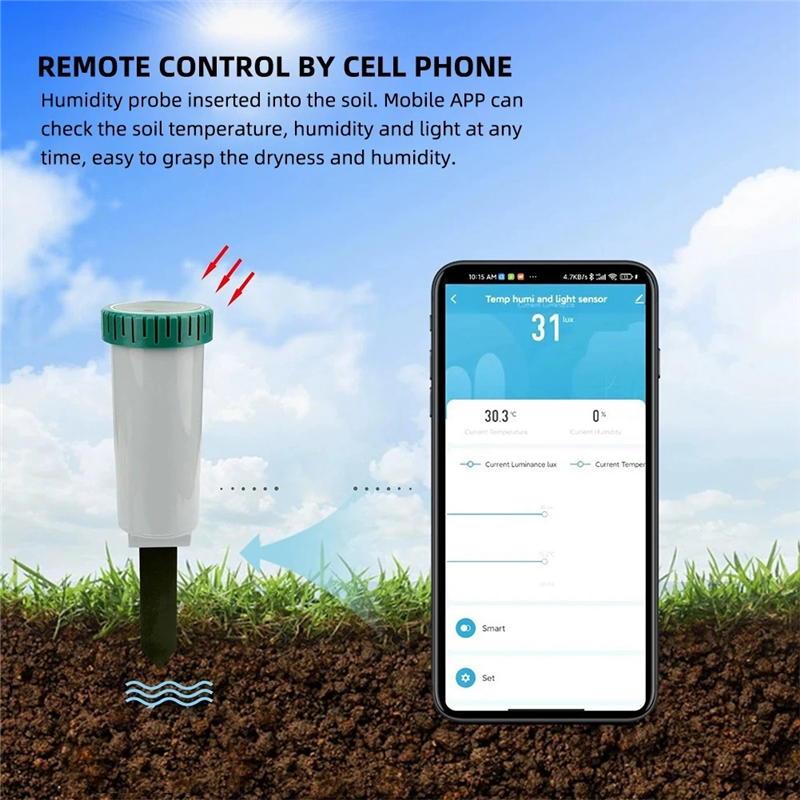 Zigbee Smart 4 In 1 Soil Teste - Smart Garden Sensors incelemesi ve fiyatı