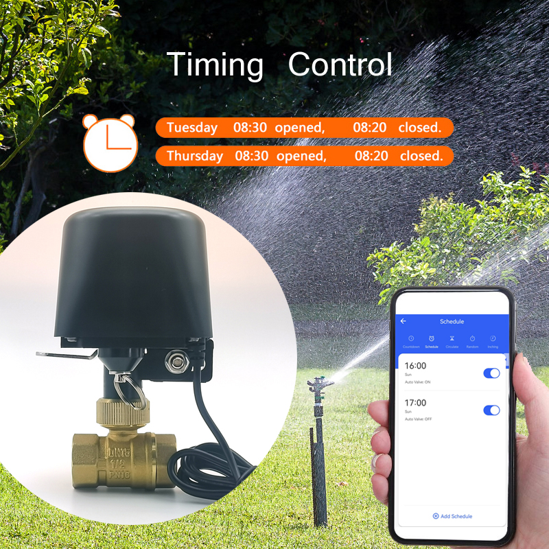 Tuya WiFi or Zigbee Water Valv - Smart Garden Sensors incelemesi ve fiyatı